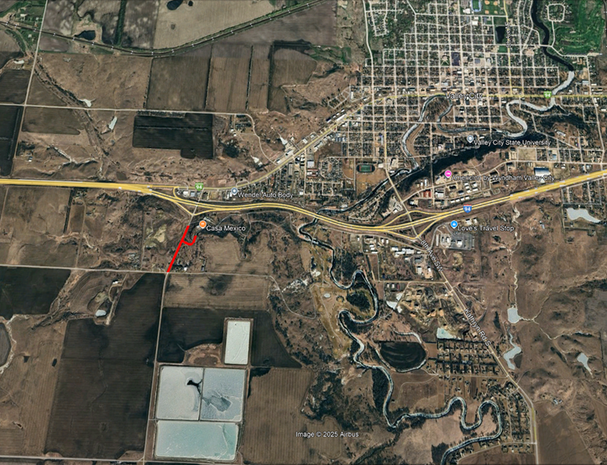 A road closure map for Sept. 9-10, 2025.